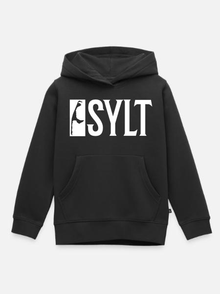 Sylt Insel - Kinder Premium Organic Hoodie - Schwarz