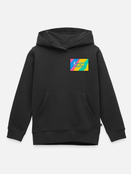 Kunter Mutig Farbrausch - Kinder Premium Organic Hoodie - Schwarz
