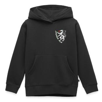 Steiermark - Kinder Premium Organic Hoodie - Schwarz - Vorne - AI Model Kid Male (0cm)