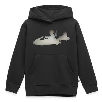 Kart Life - Kinder Premium Organic Hoodie - Schwarz - Vorne - AI Model Kid Male (0cm)