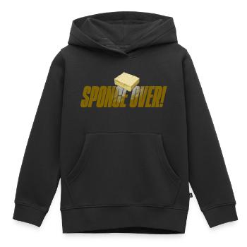 Denglisch: Spong over/ Schwamm drüber - Kinder Premium Organic Hoodie - Schwarz - Vorne - AI Model Kid Male (0cm)
