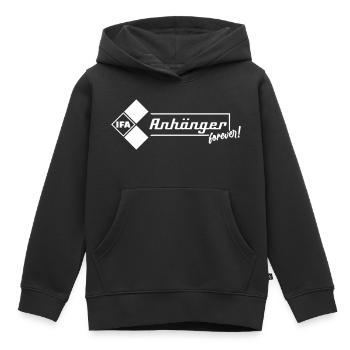 Pendentif IFA pour toujours - Sweat Premium à capuche enfant bio - noir - Devant - AI Model Kid Male (0cm)