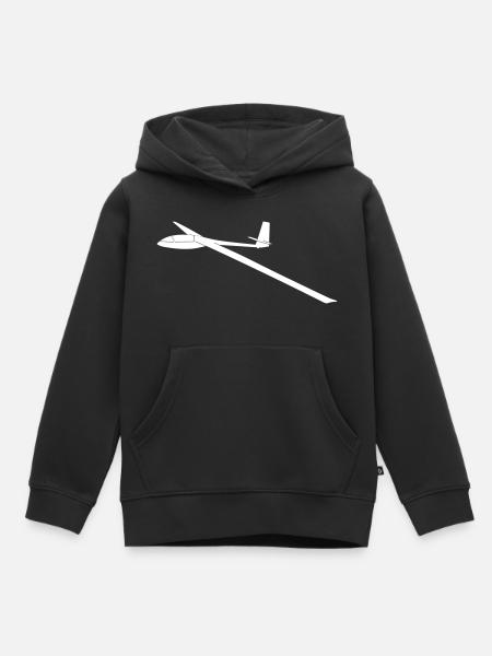 FK3 glider pilot gliding glider - Kids Premium Organic Hoodie - black