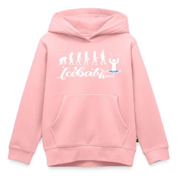 icebath evolution winterbader winterschwimmen cold - Kinder Premium Organic Hoodie - Rosa - Vorne - AI Model Kid Female (0cm)