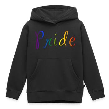 Portez votre fierté - Sweat Premium à capuche enfant bio - noir - Devant - AI Model Kid Male (0cm)
