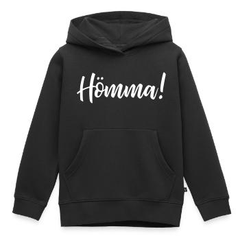 HÖMMA | Ruhrpott Dialekt - Kinder Premium Organic Hoodie - Schwarz - Vorne - AI Model Kid Male (0cm)
