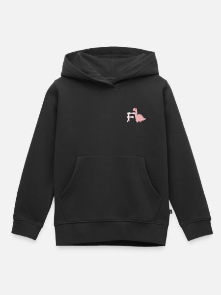 Buchstabe F - Kinder Premium Organic Hoodie - Schwarz