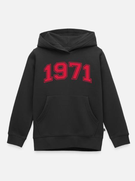 1971 - Kinder Premium Organic Hoodie - Schwarz