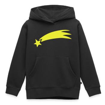 Sternschnuppe - Kinder Premium Organic Hoodie - Schwarz - Vorne - AI Model Kid Male (0cm)