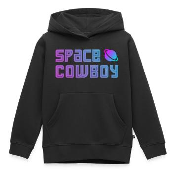 Space Cowboy - Kinder Premium Organic Hoodie - Schwarz - Vorne - AI Model Kid Male (0cm)