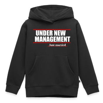 Nouvelle citation amusante de la direction - Sweat Premium à capuche enfant bio - noir - Devant - AI Model Kid Male (0cm)