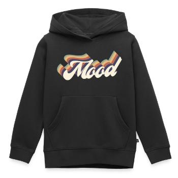 Stimmungs-Vinatge - Kinder Premium Organic Hoodie - Schwarz - Vorne - AI Model Kid Male (0cm)