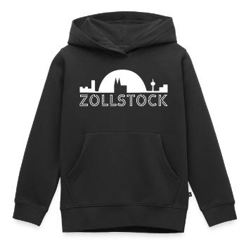 Köln Zollstock - Kinder Premium Organic Hoodie - Schwarz - Vorne - AI Model Kid Male (0cm)