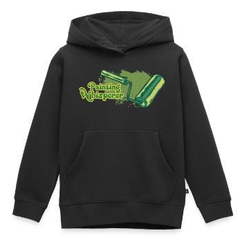 Painting Whisperer Malen künstlerisch Dekorieren - Kinder Premium Organic Hoodie - Schwarz - Vorne - AI Model Kid Male (0cm)