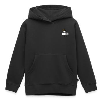 Dub Reggae Lion - Sweat Premium à capuche enfant bio - noir - Devant - AI Model Kid Male (0cm)