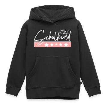 Schulkind 2022 1. Klasse - Kinder Premium Organic Hoodie - Schwarz - Vorne - AI Model Kid Male (0cm)