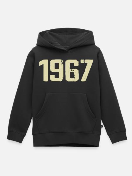 Jubiläum 1967 - Kinder Premium Organic Hoodie - Schwarz