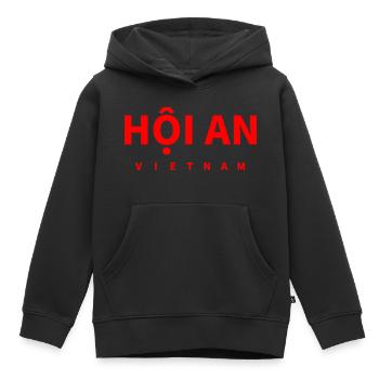 Hoi An Vietnam - Kids Premium Organic Hoodie - black - Front - AI Model Kid Male (0cm)