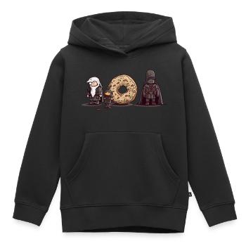 Donut-Kriege - Kinder Premium Organic Hoodie - Schwarz - Vorne - AI Model Kid Male (0cm)