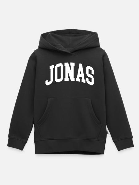 Jonas - Kinder Premium Organic Hoodie - Schwarz