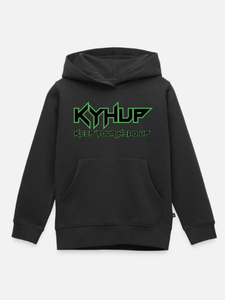 KYHUP - Sweat Premium à capuche enfant bio - noir