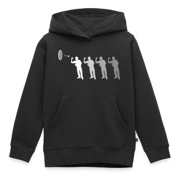 Darts Player Retro Darts World Championship - Kids Premium Organic Hoodie - black - Front - AI Model Kid Male (0cm)