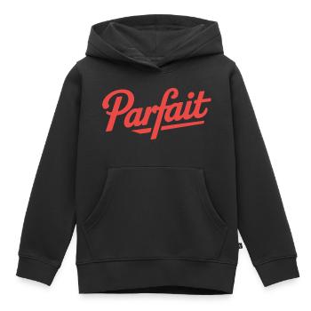 Parfait - Sweat Premium à capuche enfant bio - noir - Devant - AI Model Kid Male (0cm)