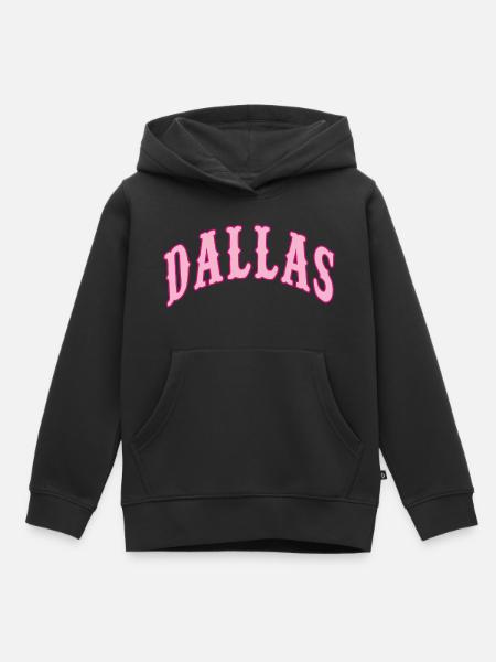Dallas - Kinder Premium Organic Hoodie - Schwarz