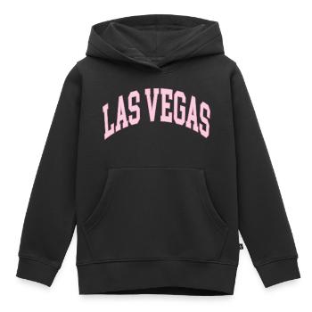 Las Vegas - Sweat Premium à capuche enfant bio - noir - Devant - AI Model Kid Male (0cm)
