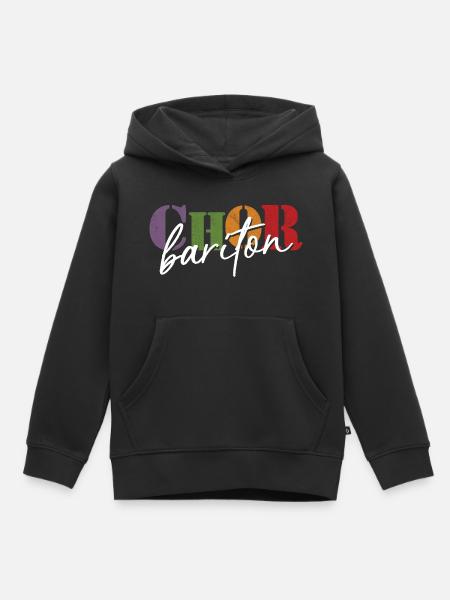 Chor Bariton - Kinder Premium Organic Hoodie - Schwarz