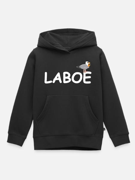 Laboe Ostsee - Kinder Premium Organic Hoodie - Schwarz