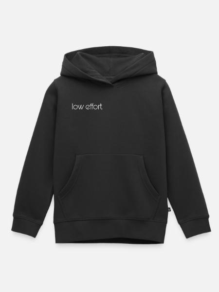 Low effort - Kinder Premium Organic Hoodie - Schwarz