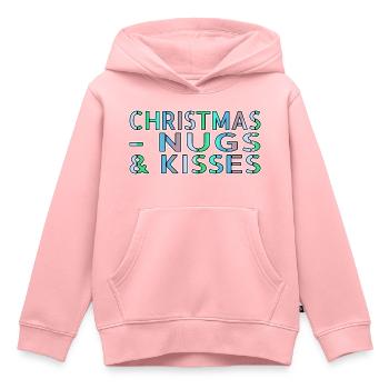 Mignon Dork Couples Drôle Citation Animal - Sweat Premium à capuche enfant bio - rose - Devant - AI Model Kid Female (0cm)