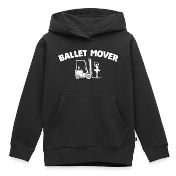 Forklift Operator Funny Gag Joke Forklift - Kinder Premium Organic Hoodie - Schwarz - Vorne - AI Model Kid Male (0cm)
