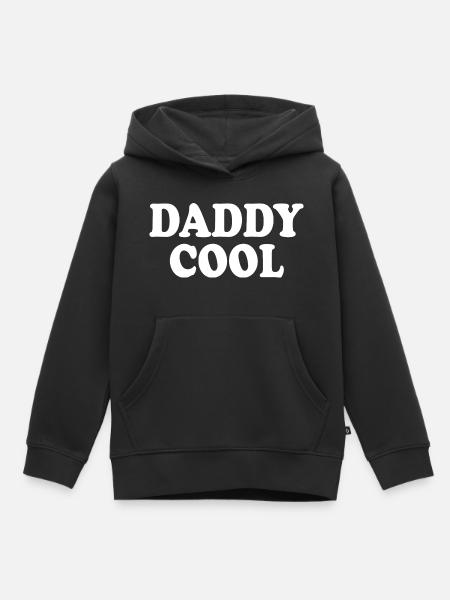 Daddy cool - Kinder Premium Organic Hoodie - Schwarz