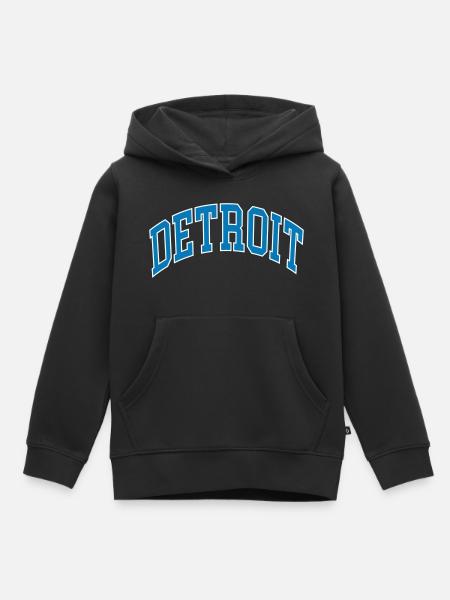 Detroit - Kinder Premium Organic Hoodie - Schwarz