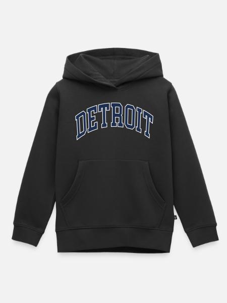 Detroit - Kinder Premium Organic Hoodie - Schwarz