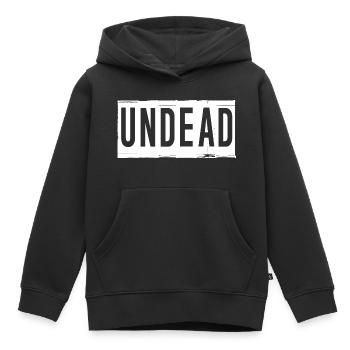 Mort-vivant - Sweat Premium à capuche enfant bio - noir - Devant - AI Model Kid Male (0cm)