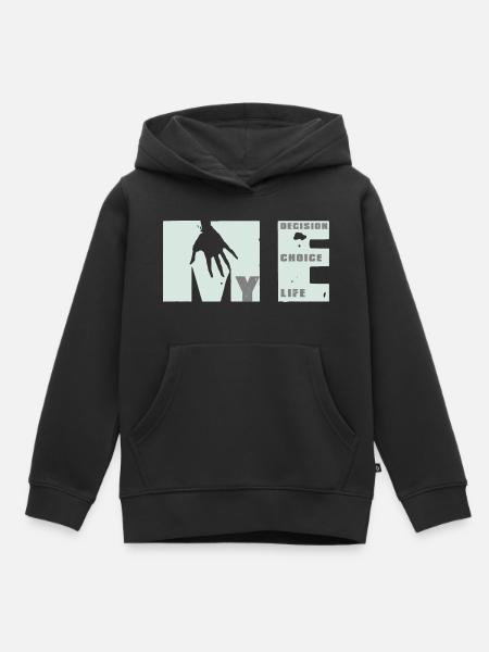 MEvolution: Wahl, Entscheidung, Leben - Kinder Premium Organic Hoodie - Schwarz
