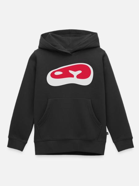 Steak - Kinder Premium Organic Hoodie - Schwarz