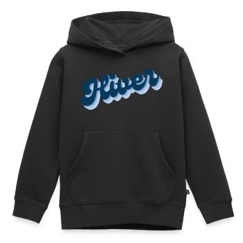 hiver - Sweat Premium à capuche enfant bio - noir - Devant - AI Model Kid Male (0cm)