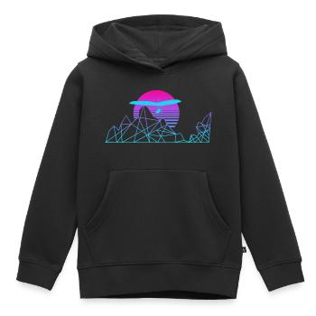 Hanggleiter Drachenflieger Deltasegler - Kinder Premium Organic Hoodie - Schwarz - Vorne - AI Model Kid Male (0cm)