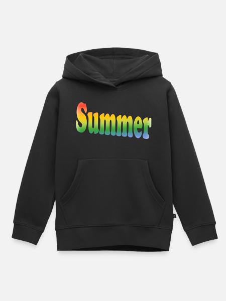 Vöran - Sommer - Kinder Premium Organic Hoodie - Schwarz