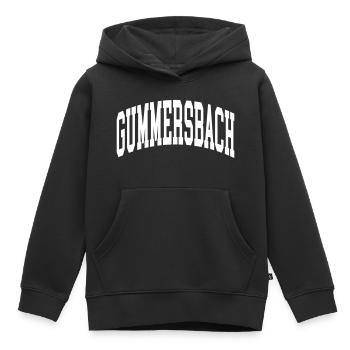 Canton de Gummersbach - Sweat Premium à capuche enfant bio - noir - Devant - AI Model Kid Male (0cm)