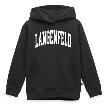 Canton de Langenfeld - Sweat Premium à capuche enfant bio - noir - Devant - AI Model Kid Male (0cm)