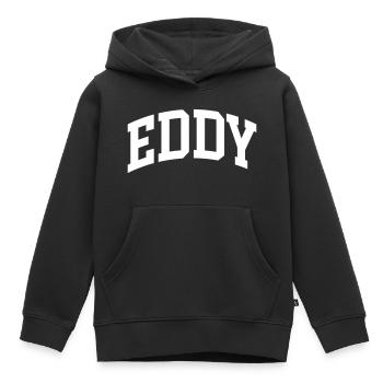 Tourbillon - Sweat Premium à capuche enfant bio - noir - Devant - AI Model Kid Male (0cm)