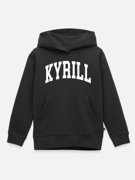 Kyrill - Kinder Premium Organic Hoodie - Schwarz