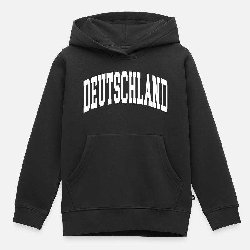 Allemagne - Sweat Premium à capuche enfant bio - noir