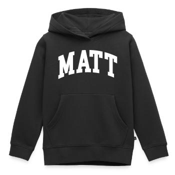 Faible - Sweat Premium à capuche enfant bio - noir - Devant - AI Model Kid Male (0cm)
