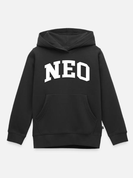 Neo - Kinder Premium Organic Hoodie - Schwarz